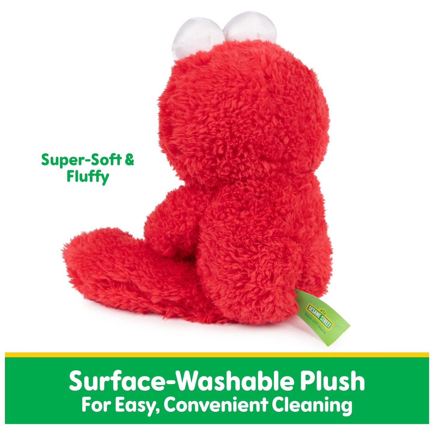 GUND Sesame Street Official Elmo Take Along Buddy Plush, Premium Plush Toy for Ages 1 & Up, Red, 13”