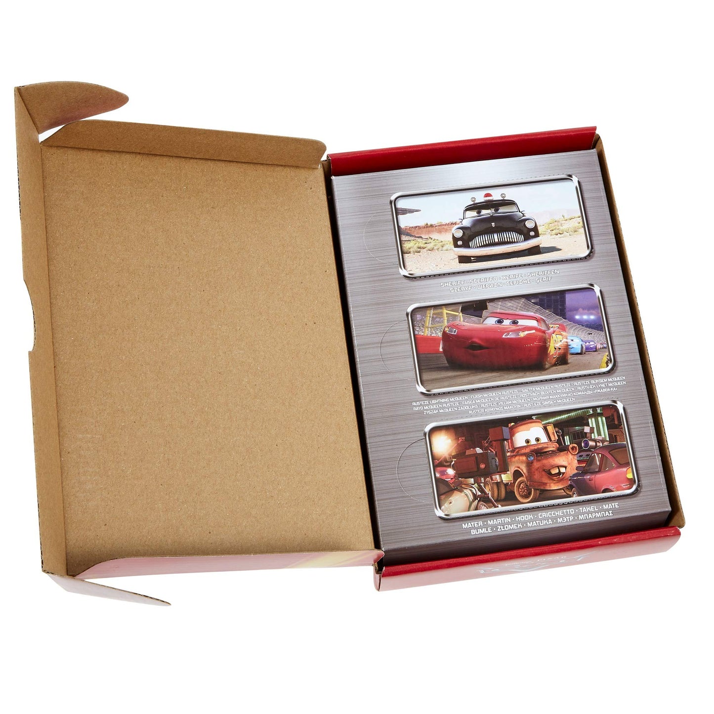 Mattel Disney and Pixar Cars Toys, Radiator Springs 3-Pack of Die-cast Toy Cars & Trucks with Lightning McQueen, Mater & Sheriff