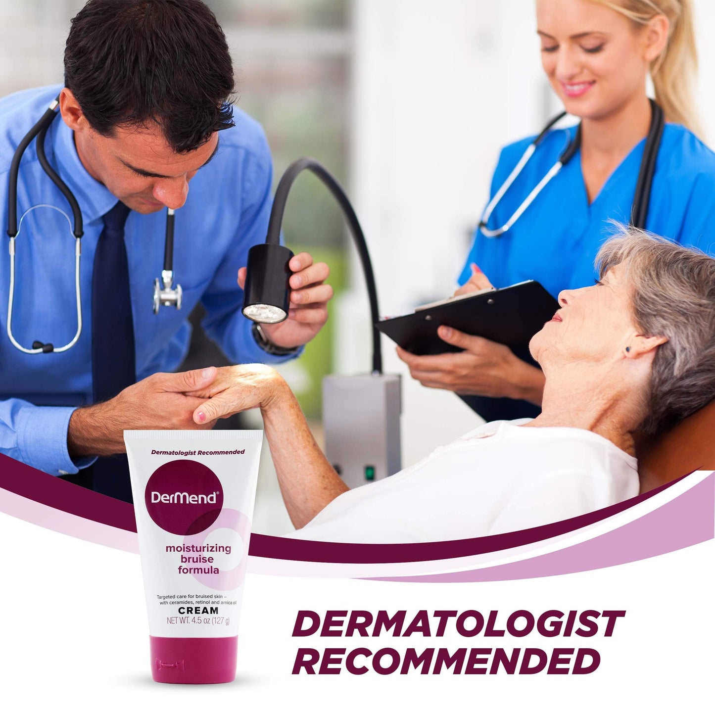 Dermend Arnica Bruise Cream with Vitamin K - Moisturizer for Bruising on Arms, Legs & Hands - 4.5 Oz