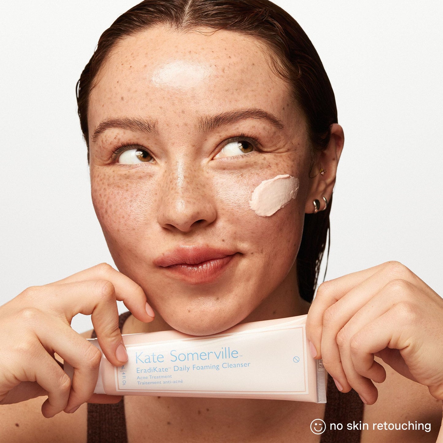 Kate Somerville EradiKate 3% Sulfur Foaming Cleanser – Daily Medicated Acne Face Wash, Balances Skin & Cleans Pores, 4 fl oz