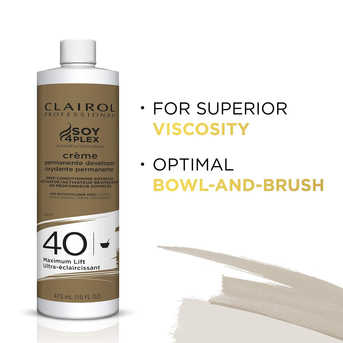 Clairol Professional Crème Permanente 40 volume Hair Developer, 16 oz. - Packaging May Vary