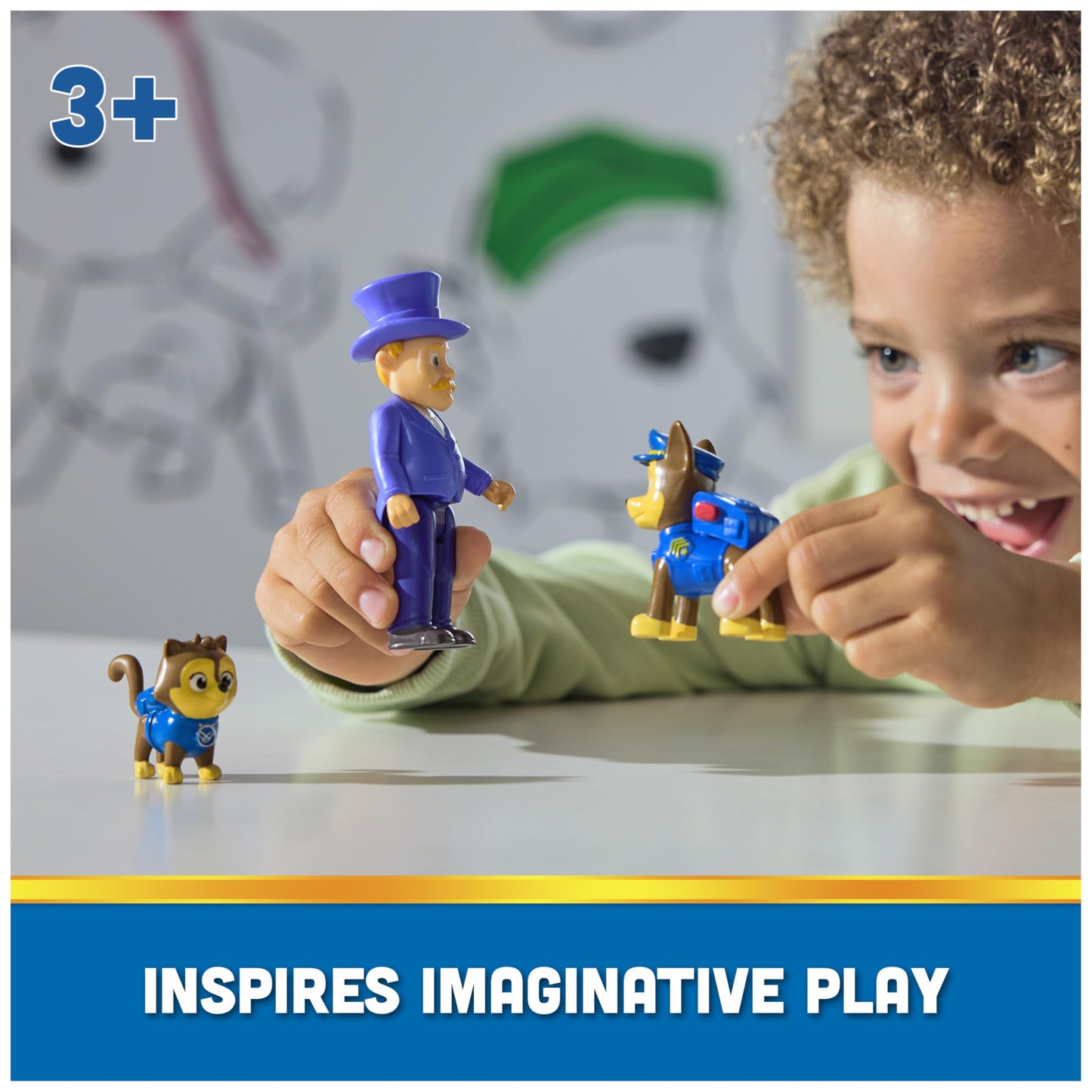 Paw Patrol Chase & Humdinger Figures Set, Kids Toys for Boys and Girls Ages 3 and Up