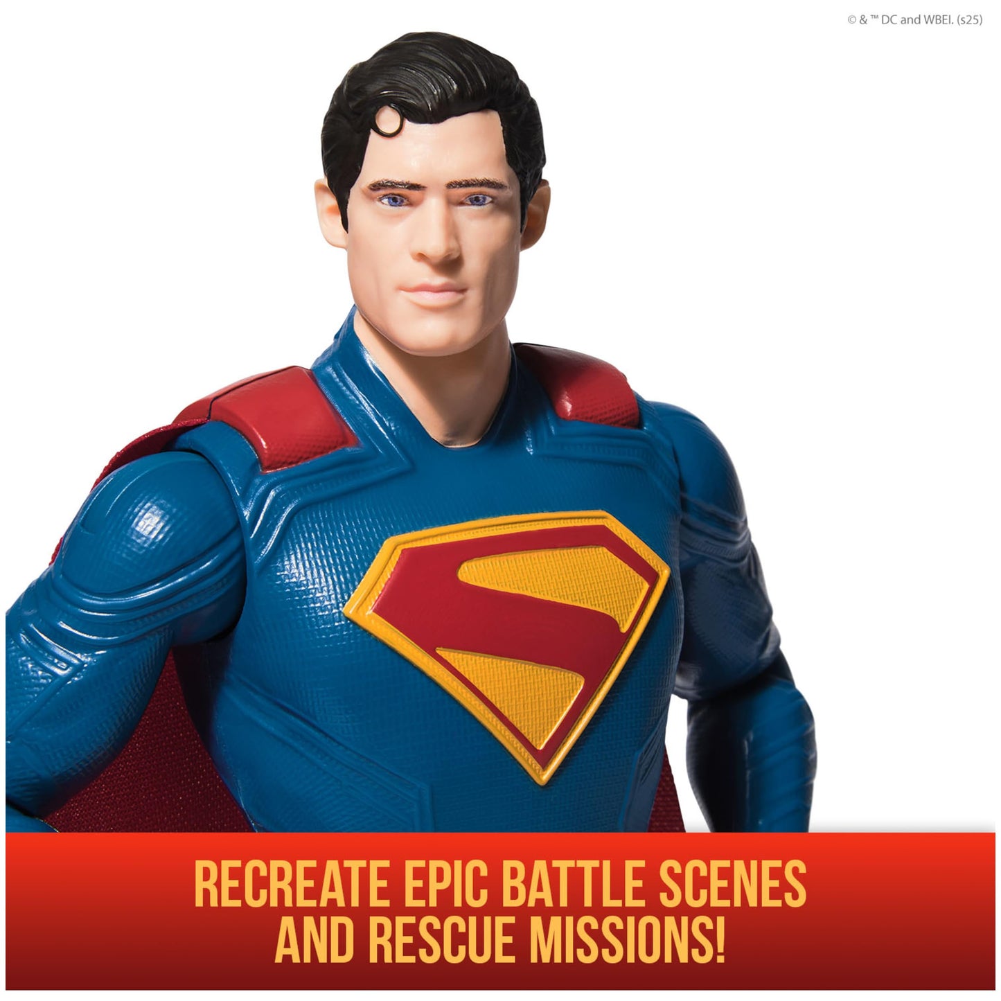 DC Comics, Superman 12-inch Superhero Action Figure, Kids Toys for Boys and Girls Pretend Play, for Ages 4 and Up