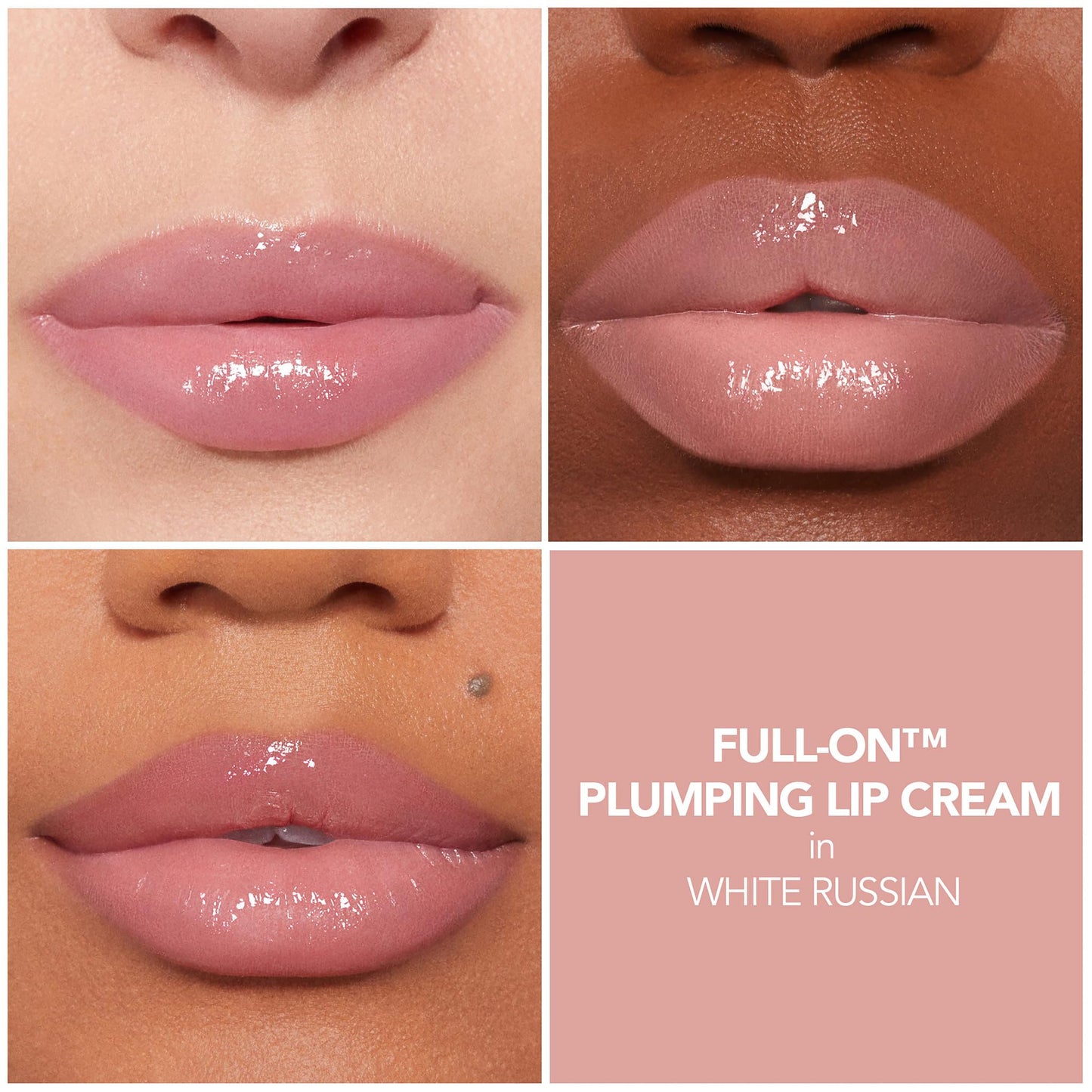 BUXOM Full-On Plumping Lip Cream, White Russian (Mini)