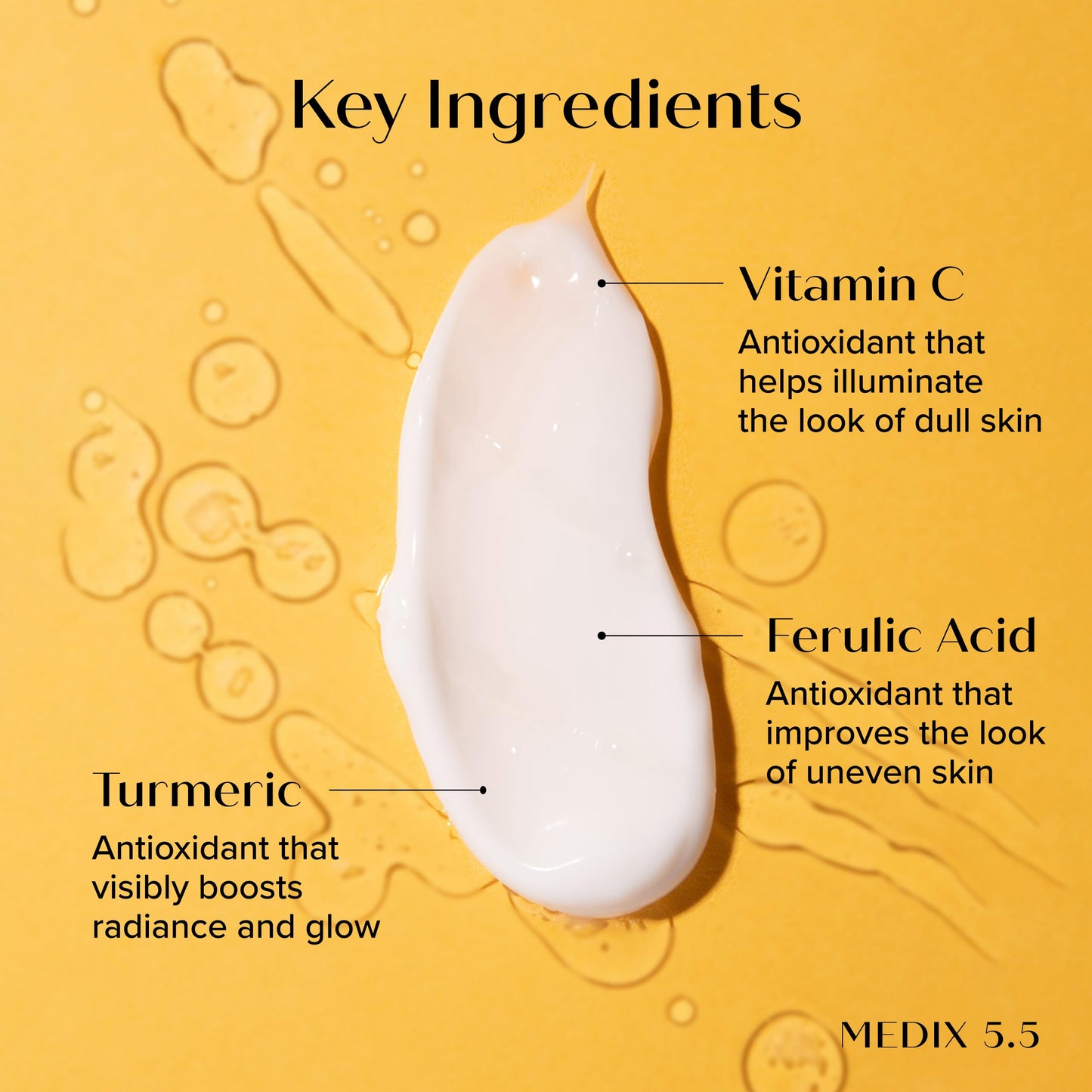 MEDIX 5.5 Vitamin C Cream Moisturizer – Face & Body Lotion, Anti-Aging, Brightening, Firms Skin, Reduces Age Spots & Uneven Tone, 15 fl oz