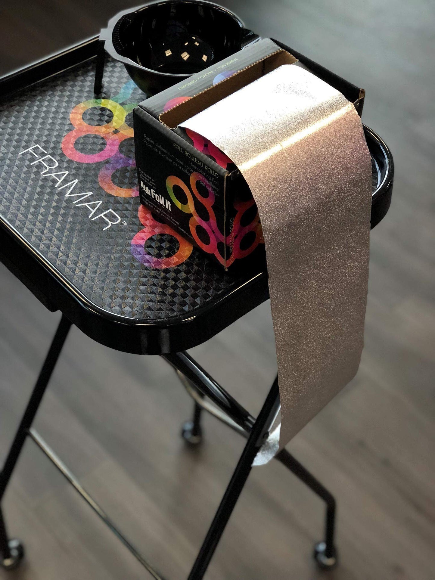 FRAMAR Silver Hair Foil Roll – 320 ft Salon Foils for Hair Highlighting, Long Hair Highlights & Balayage, Professional Foil for Stylists