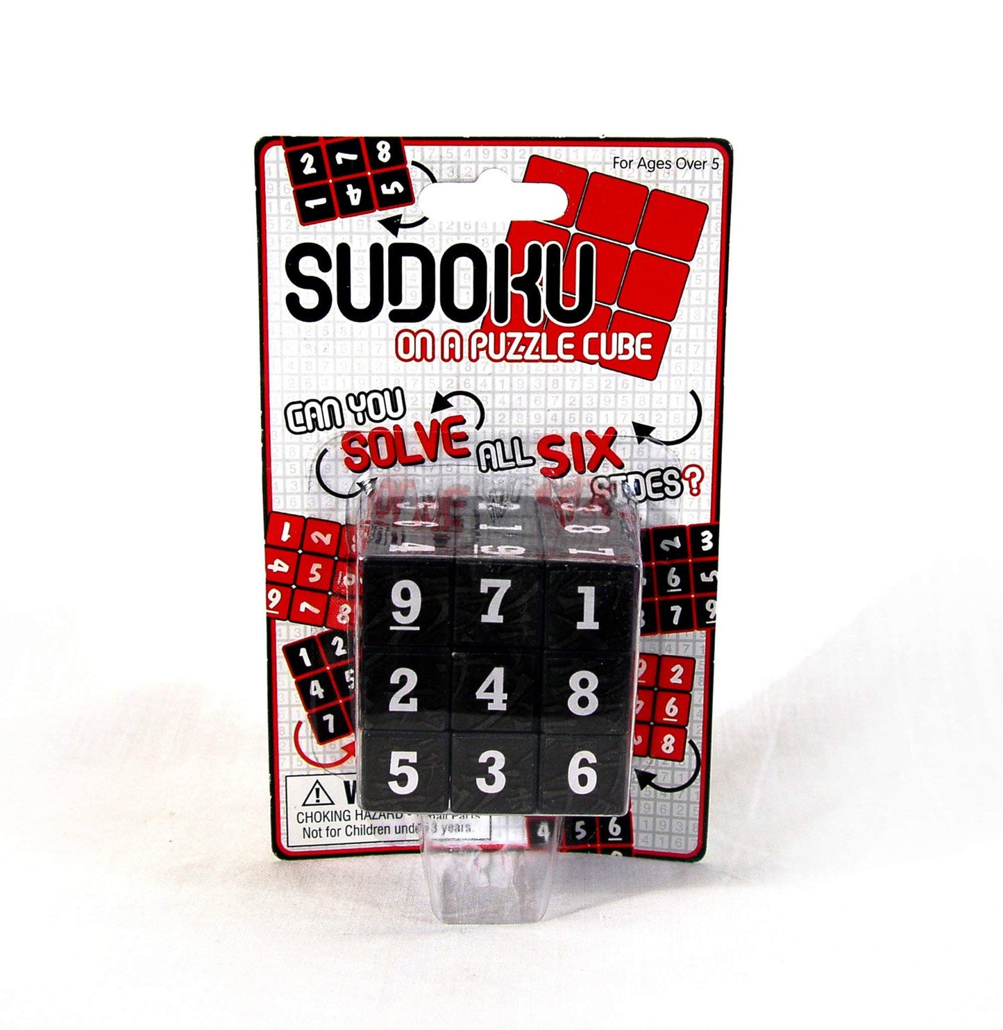 Loftus Sudoku Puzzle Cube - A Fun Portable Take On The Classic Sudoku Game - Can You Solve All 6 Sides, Multicolor