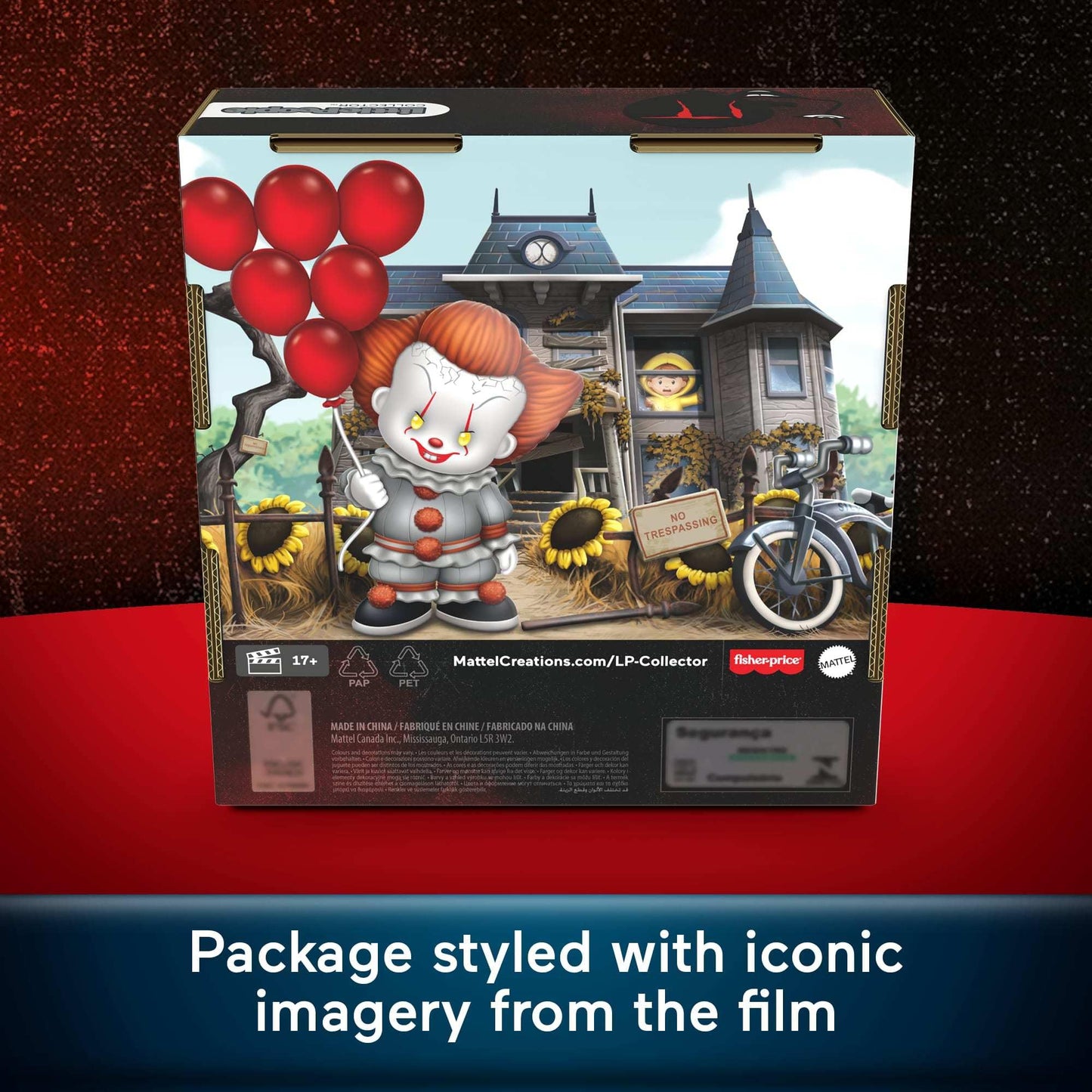 Little People Collector IT Movie Special Edition Set for Horror Fans, Pennywise & Georgie Figures in a Display Package  (Amazon Exclusive)