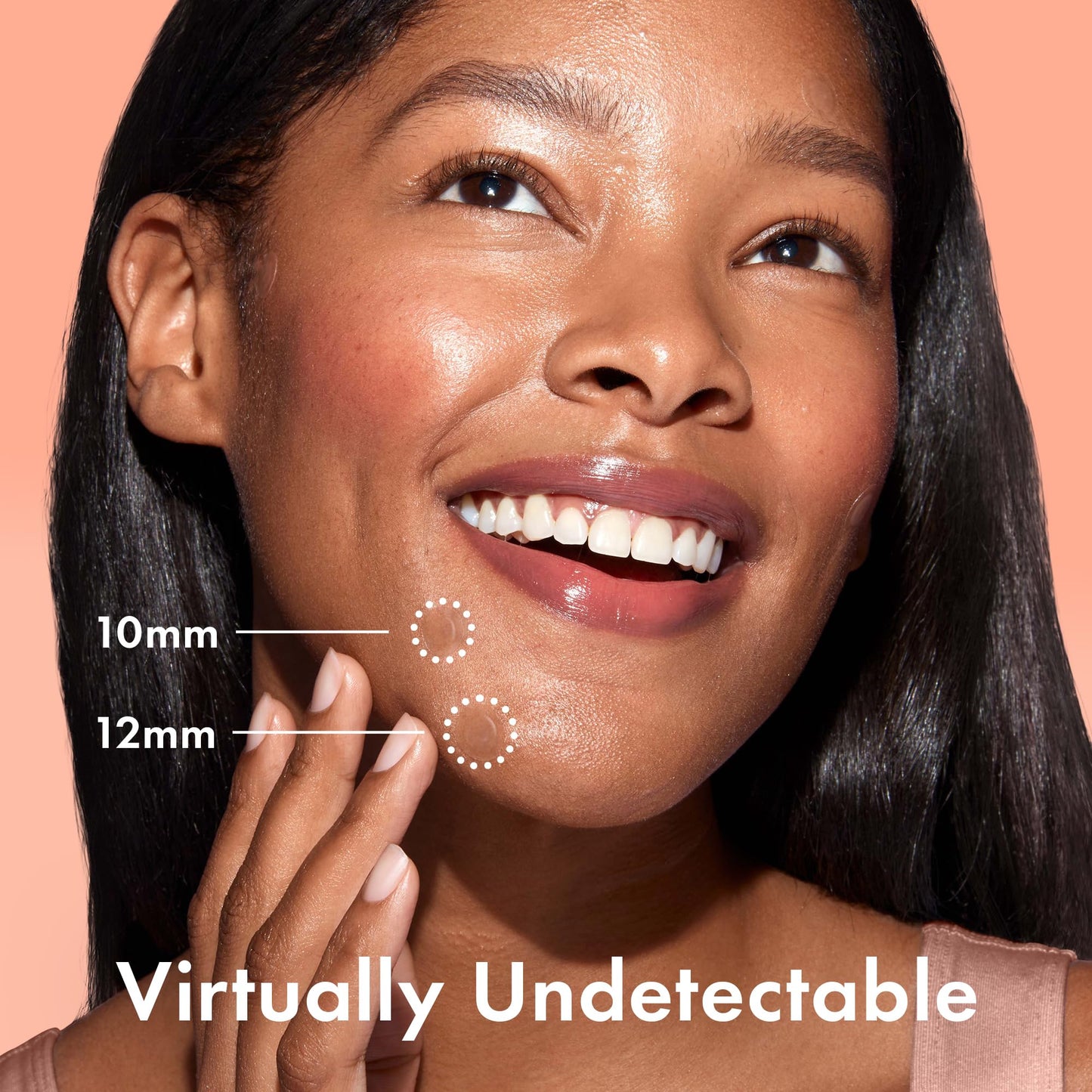 Rael Miracle Invisible Pimple Patches - Hydrocolloid Acne Spot Cover for Breakouts, Absorbs Zits & Blemishes, Korean Skincare, 2 Sizes, 96 Ct