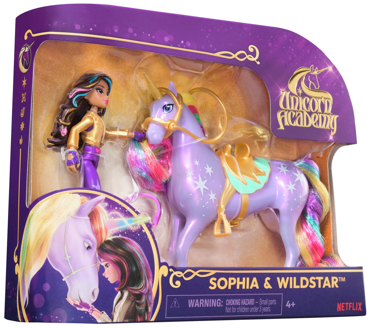 Unicorn Academy, Sophia & Wildstar with 2 Accessories & Hair Tool, Dolls & Unicorn Toys for Girls Ages 4 and up