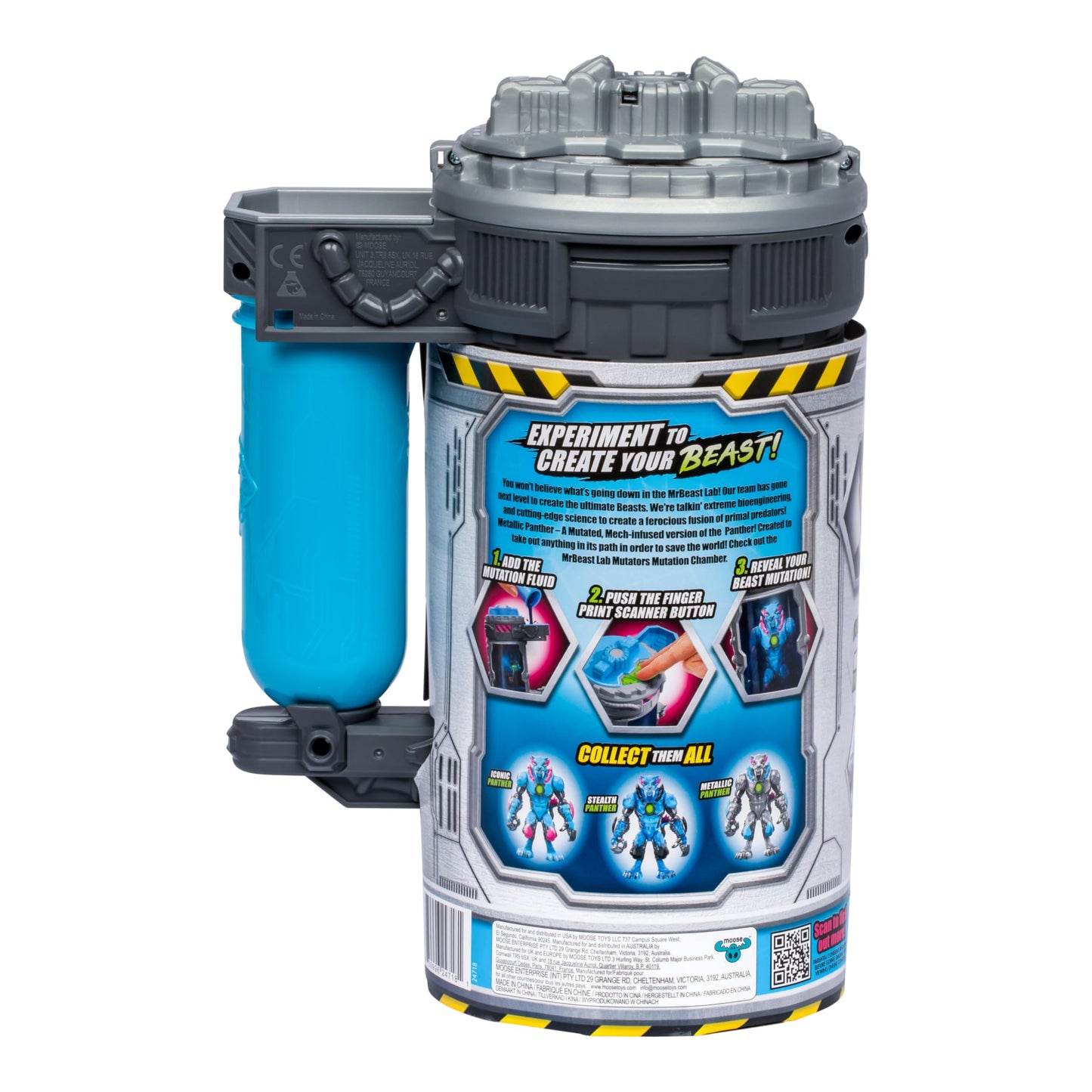 MrBeast Lab Mutators, Mutate The Ultimate Beast Mutators. Perform The Experiment, Release a MrBeast Metallic Panther Action Figure. 3 to Collect!