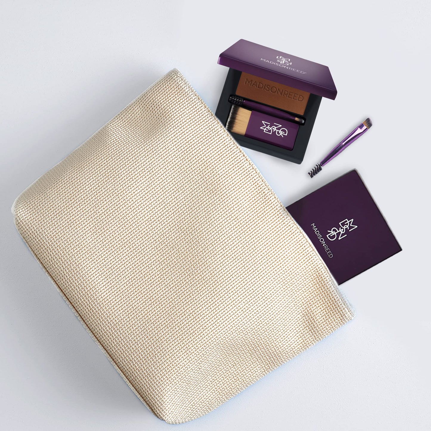 Madison Reed Root Touch Up + Brow Filler, Terra Medium Brown – Instant Gray Coverage for Roots, Brows & Hairlines, Temporary Powder, 0.13 oz