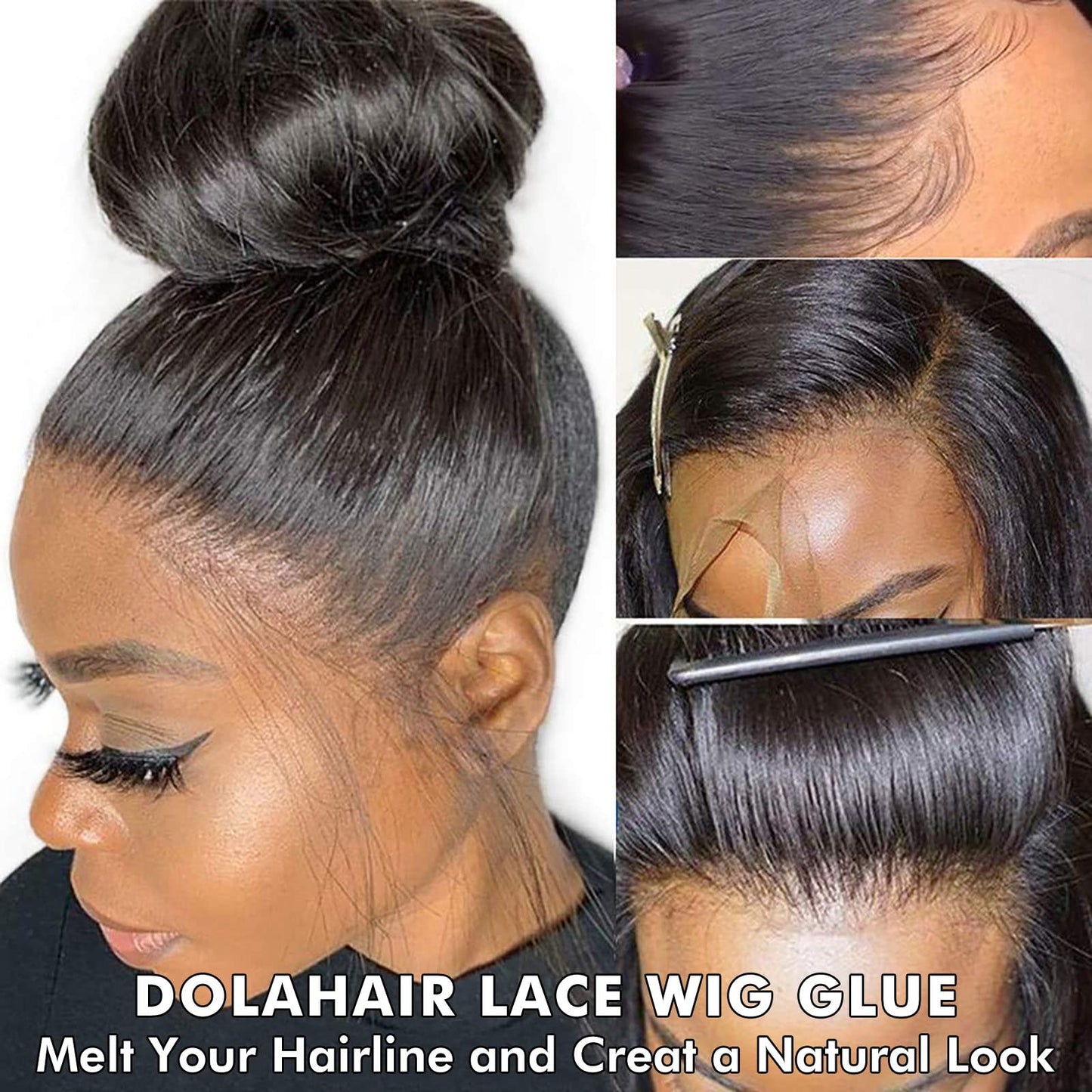 Dolahair Lace Wig Glue Kit - Waterproof Lace Front Glue for Wigs & Hair Replacement