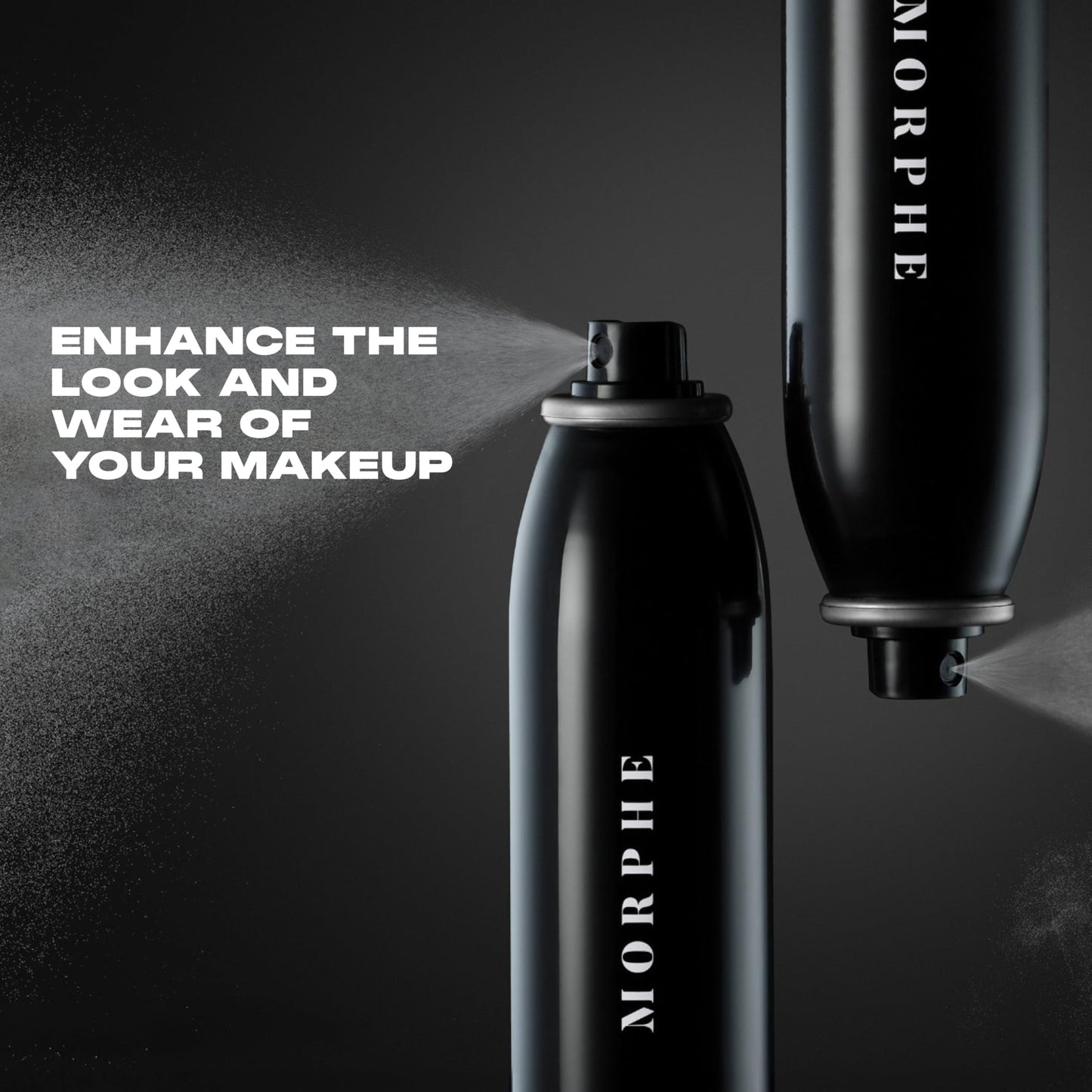 Morphe Continuous Setting Mist - Micro-Fine Makeup Spray, Radiant Finish, Long-Lasting, Prevents Caking & Fading, 2.8 fl oz