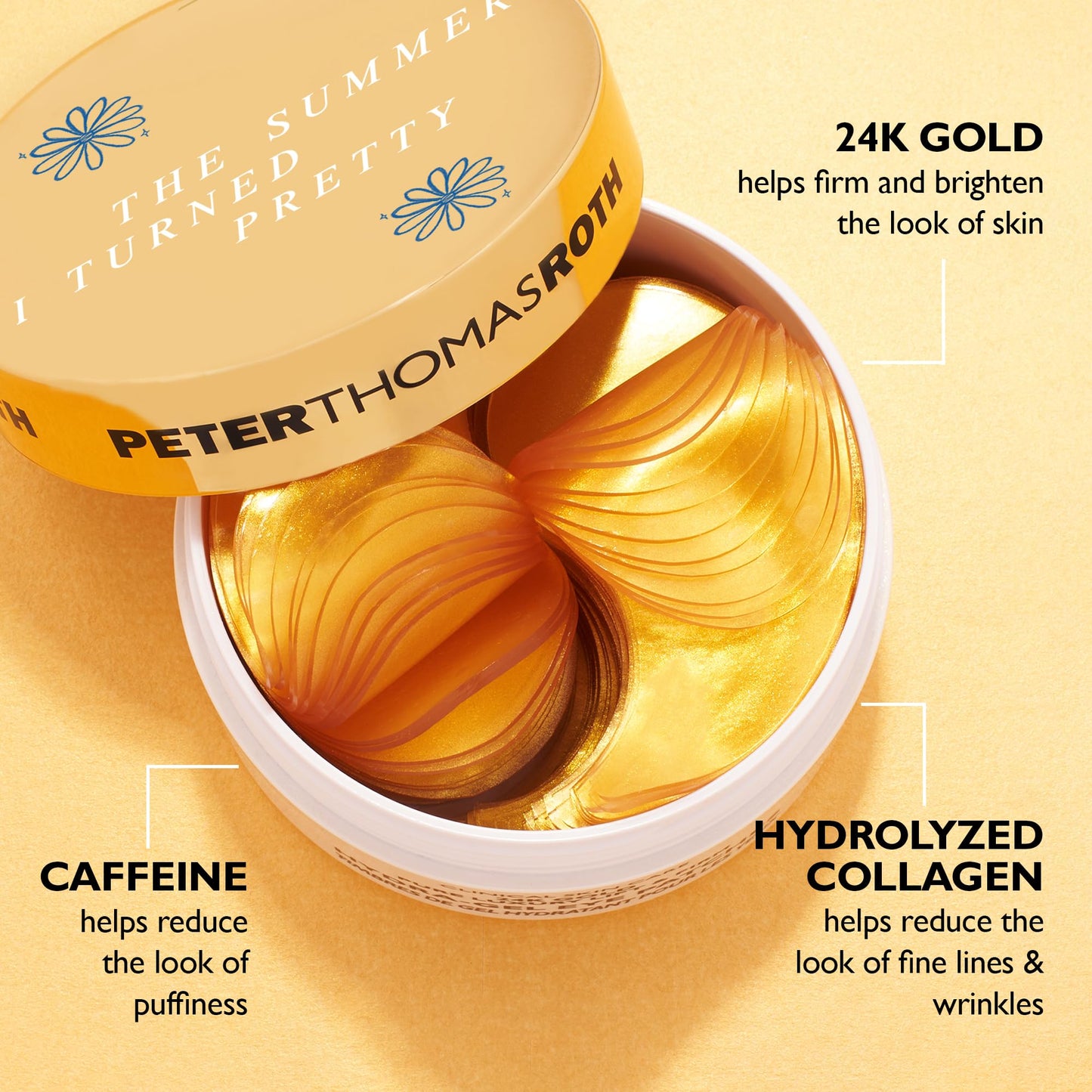 Peter Thomas Roth | The Summer I Turned Pretty x Travel-Size 24K Gold Hydra-Gel Eye Patches