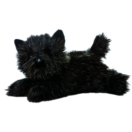 Aurora® Adorable Flopsie™ Toto™ Stuffed Animal - Playful Ease - Timeless Companions - Brown 12 Inches
