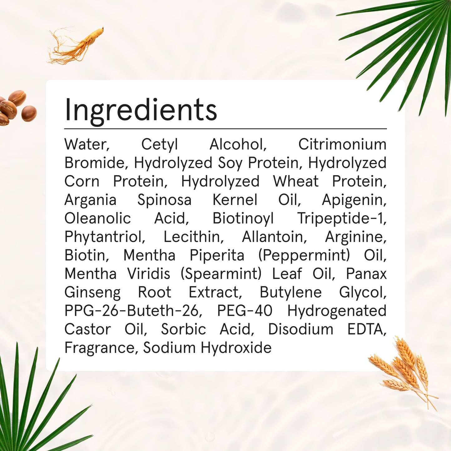 iRESTORE Biotin Hair Conditioner for Dry, Damaged & Thinning Hair – Volumizing & Thickening Formula with Ginseng & Argan Oil, Boosts Growth & Shine