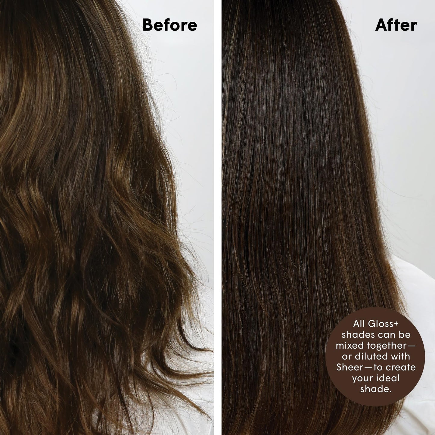 dpHUE Gloss+ Medium Brown 6.5 oz – Semi-Permanent Hair Color & Deep Conditioner – Lasts Up to 8 Washes – Paraben & Sulfate Free, Vegan