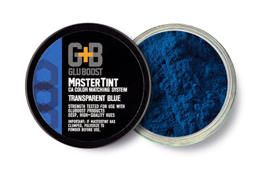 GluBoost MasterTint Jar - Blue | Long-Lasting Color Additive for Perfect Color Matching | Works with MasterGlu & Fill n’ Finish Pro | No Solvent Needed