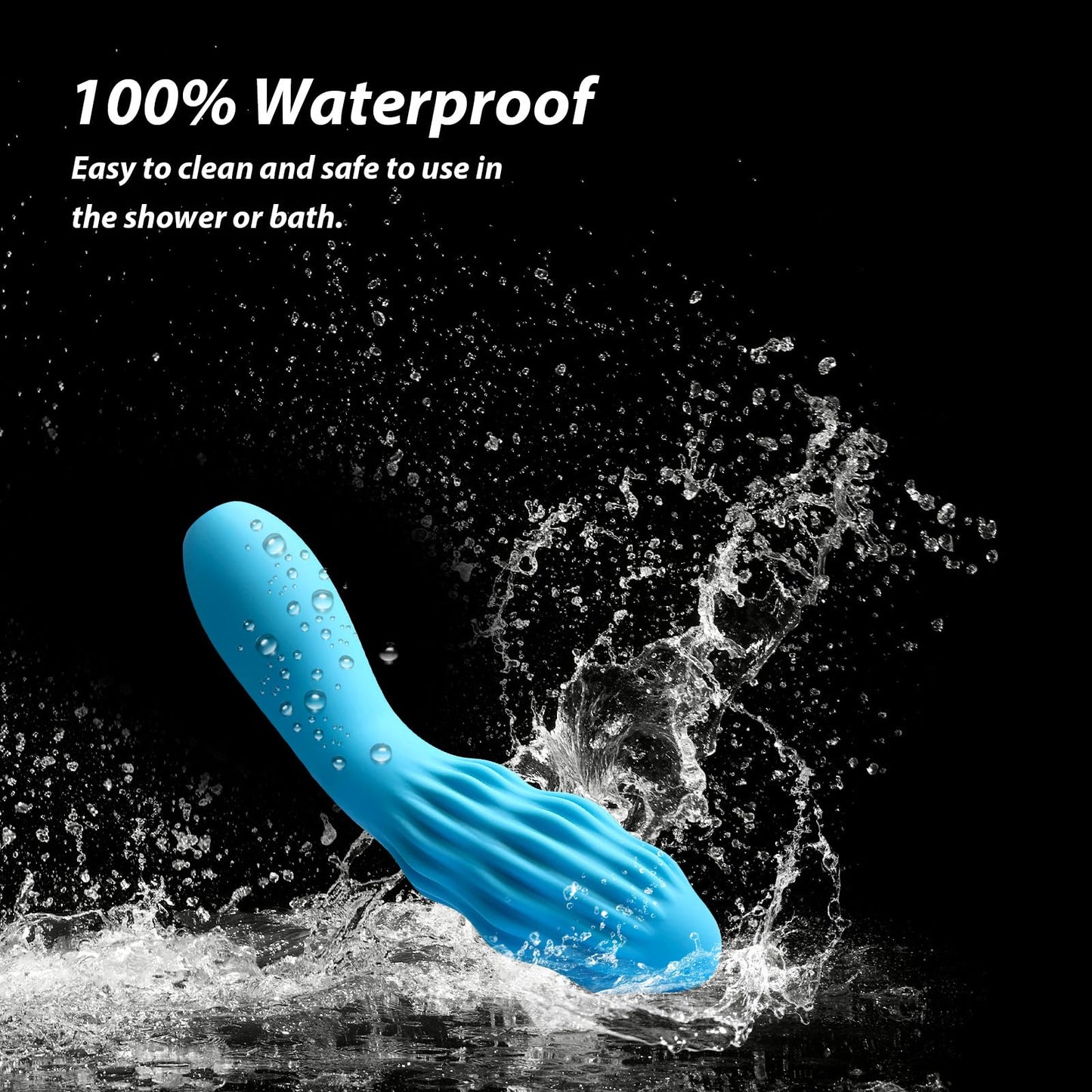 Micro Handheld Massage Device – Compact & Powerful Rechargeable Massager for Back, Leg, Hand Pain Relief – Portable for Travel & Sports Recovery (Blue)