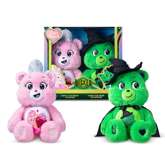 Care Bears - x Wicked 2-Pack - Love-a-Lot Bear as Glinda & Good Luck Bear as Elphaba