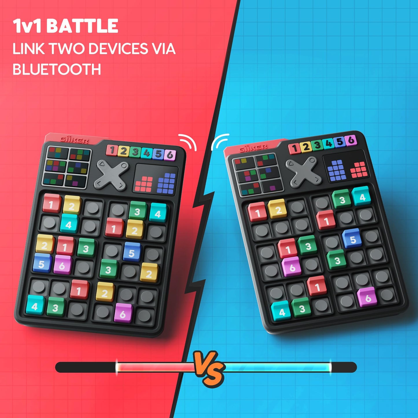 GiiKER Smart Sudoku Puzzle Game – 2500 Challenges Brain Teaser for Kids, Travel Game & Birthday Gift, Easter Basket Stuffers for All Ages