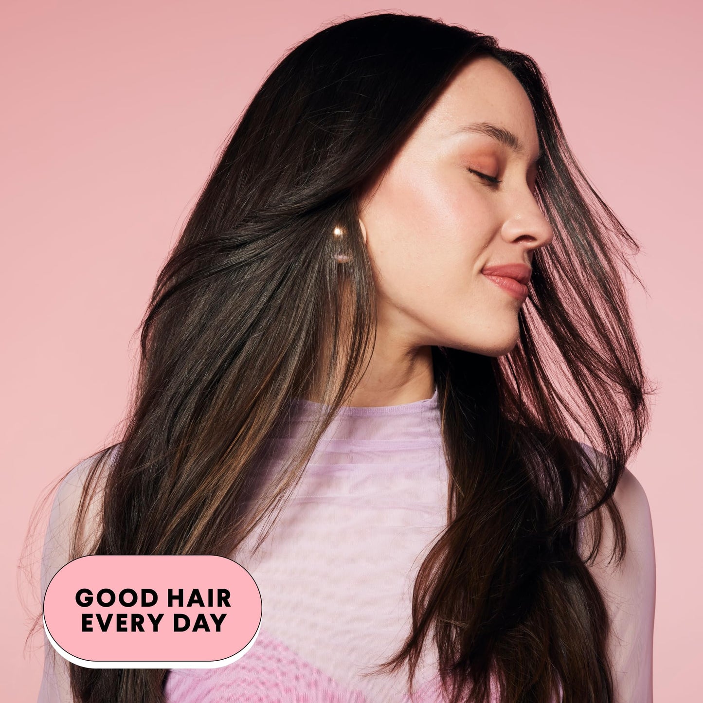 MONDAY HAIRCARE Smooth Shampoo & Conditioner Set, 27 oz Each – For Frizzy, Coarse & Curly Hair with Coconut Oil, Shea Butter & Vitamin E, Pink