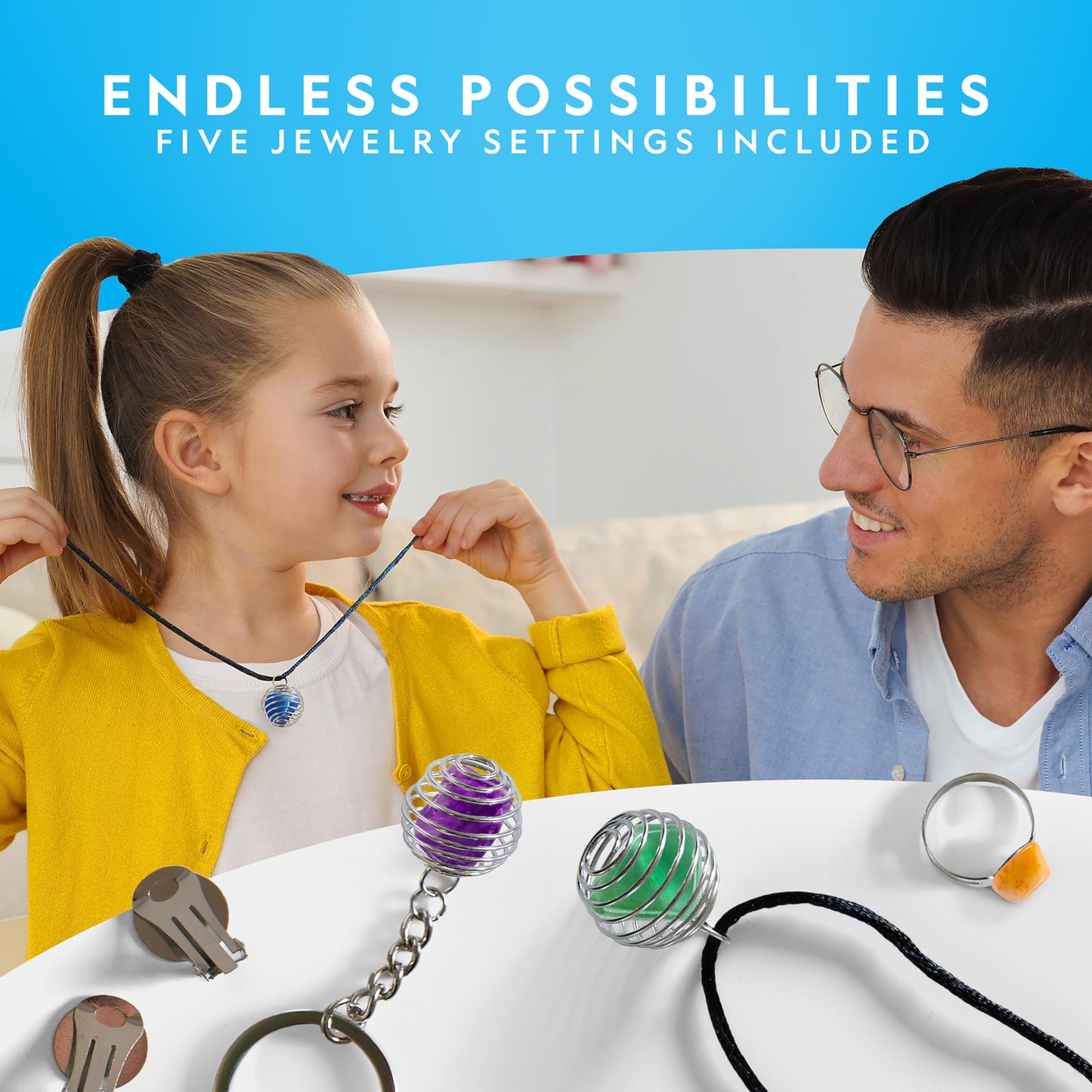 National Geographic Rock Tumbler Kit for Kids – Durable Leak-Proof Polisher, Complete Geology & Science Kit with Rocks & Crystals