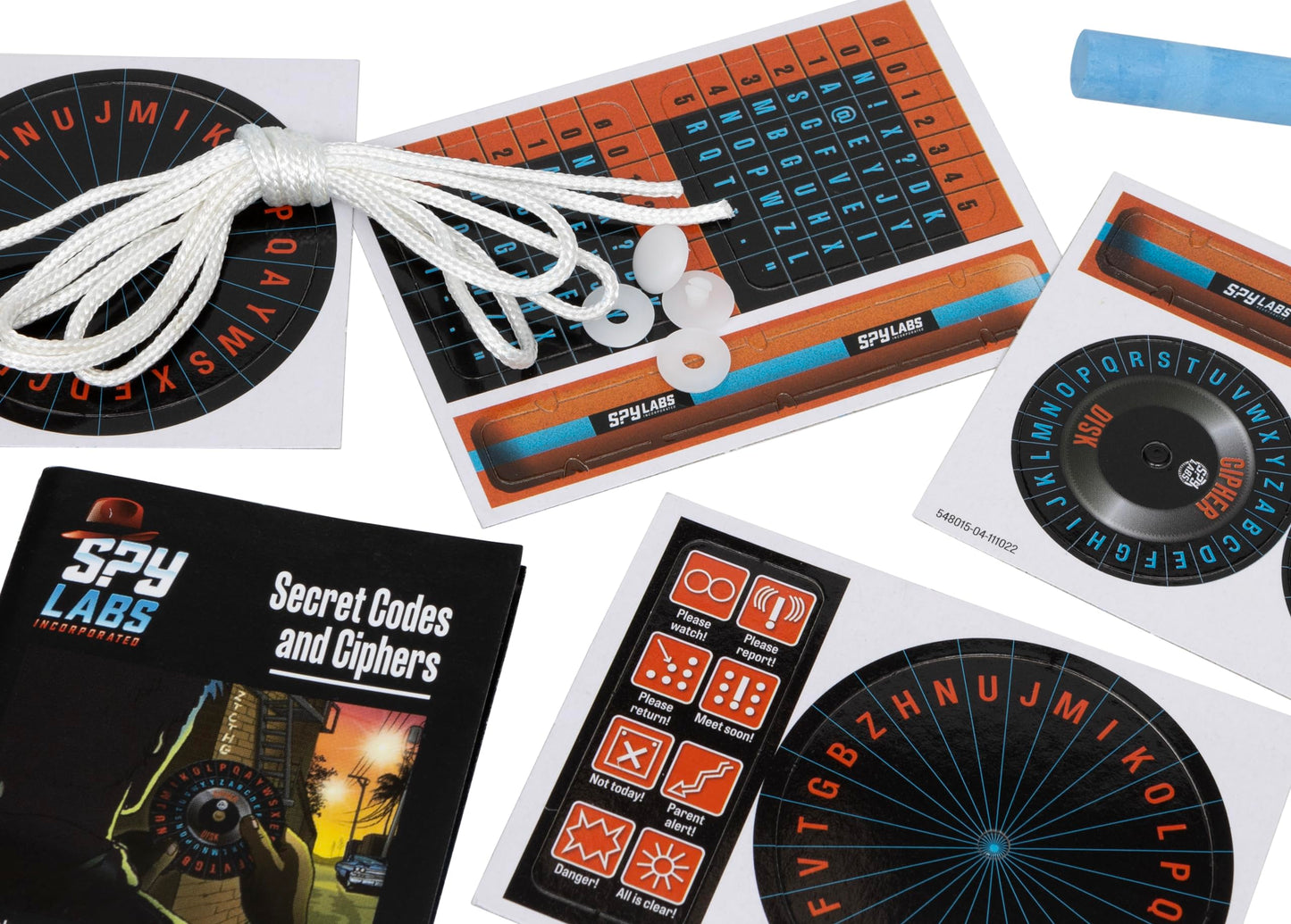 Thames & Kosmos Spy Labs: Secret Codes & Ciphers Kit – Learn to Create & Exchange Coded Messages | Detective Gear for Young Investigators