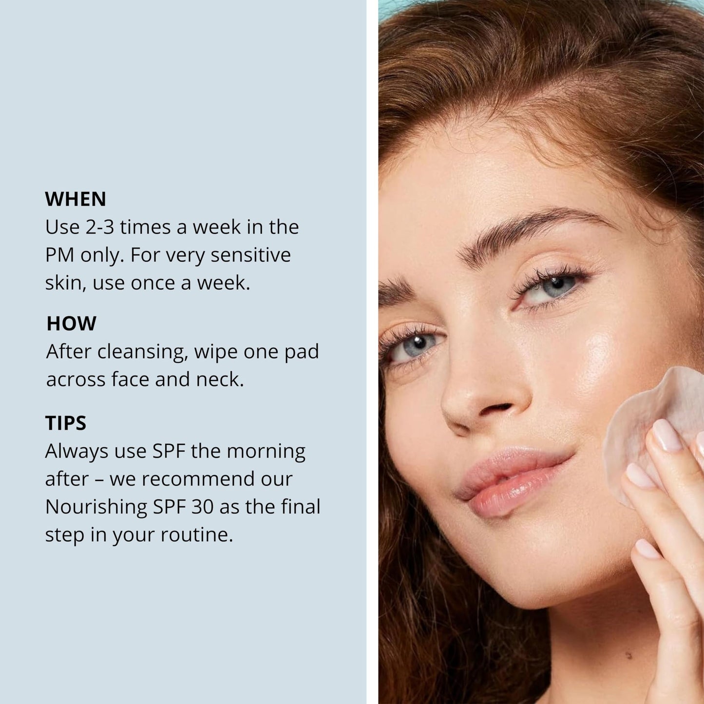 Nip + Fab Glycolic Acid Night Face Pads with Salicylic & Hyaluronic Acid – Exfoliating AHA Pads for Even Skin Tone & Blemish Control, 60 Pads