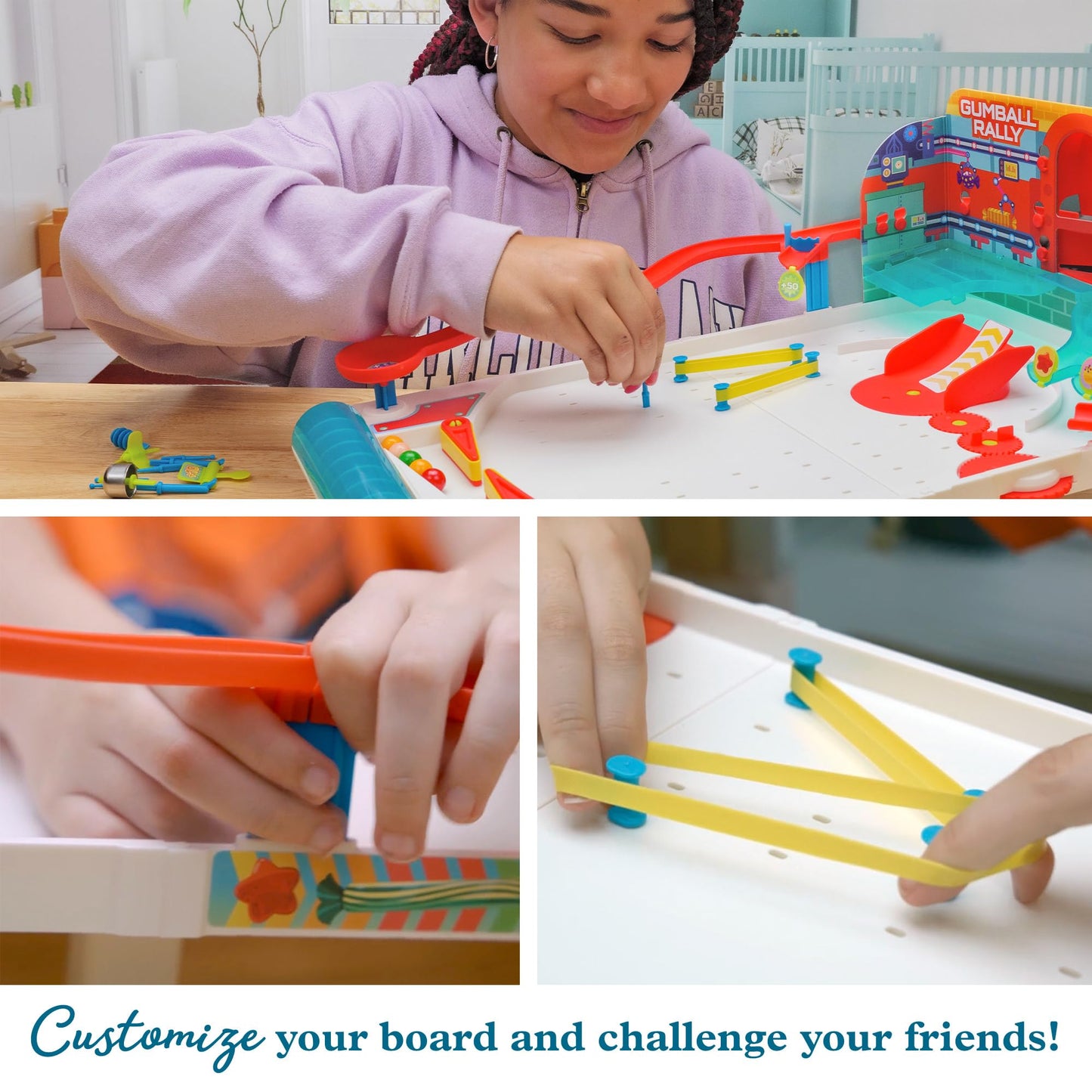 Thames & Kosmos Pinball Machine Maker STEM Kit – Build Reconfigurable Pinball, Learn Physics, Motion, Gravity & Simple Machines, Includes Gumballs