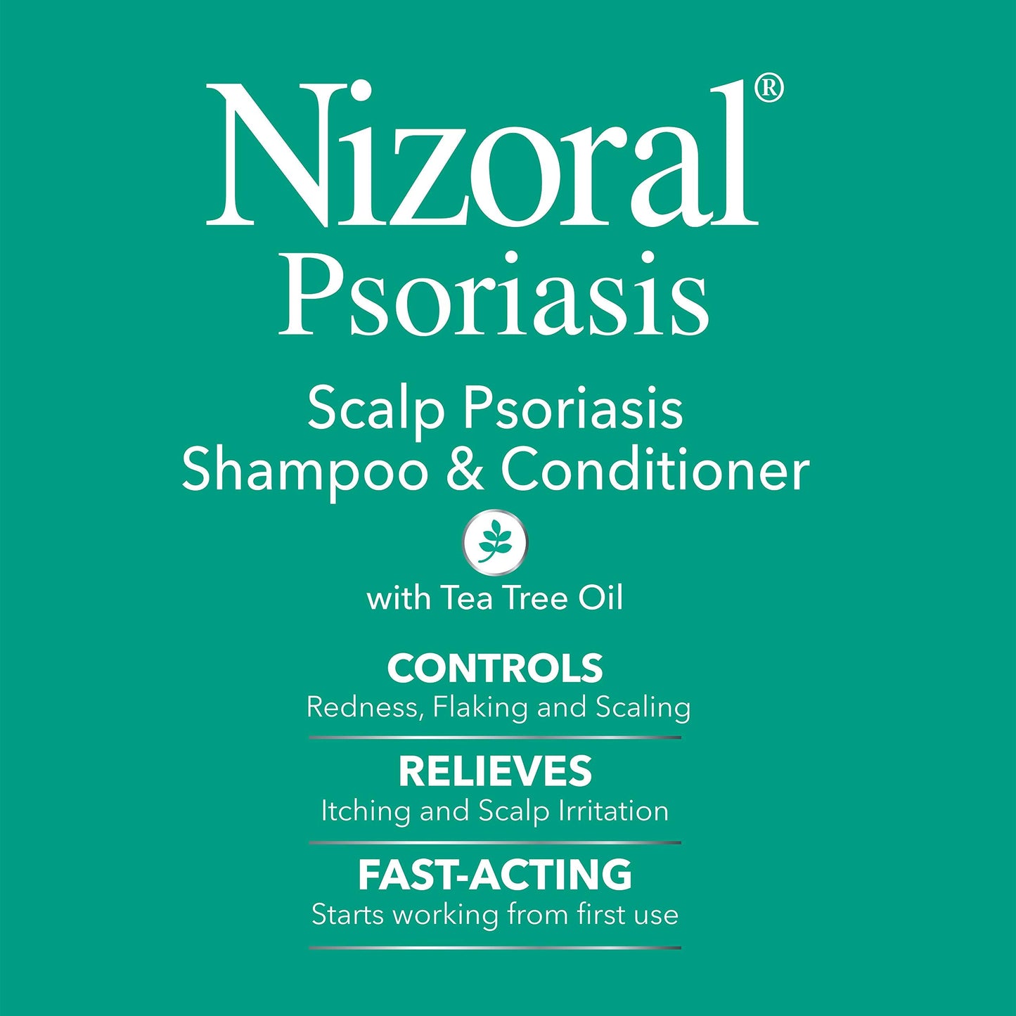 Nizoral Psoriasis Shampoo & Conditioner - Effective Scalp Psoriasis Treatment, 11 Ounce