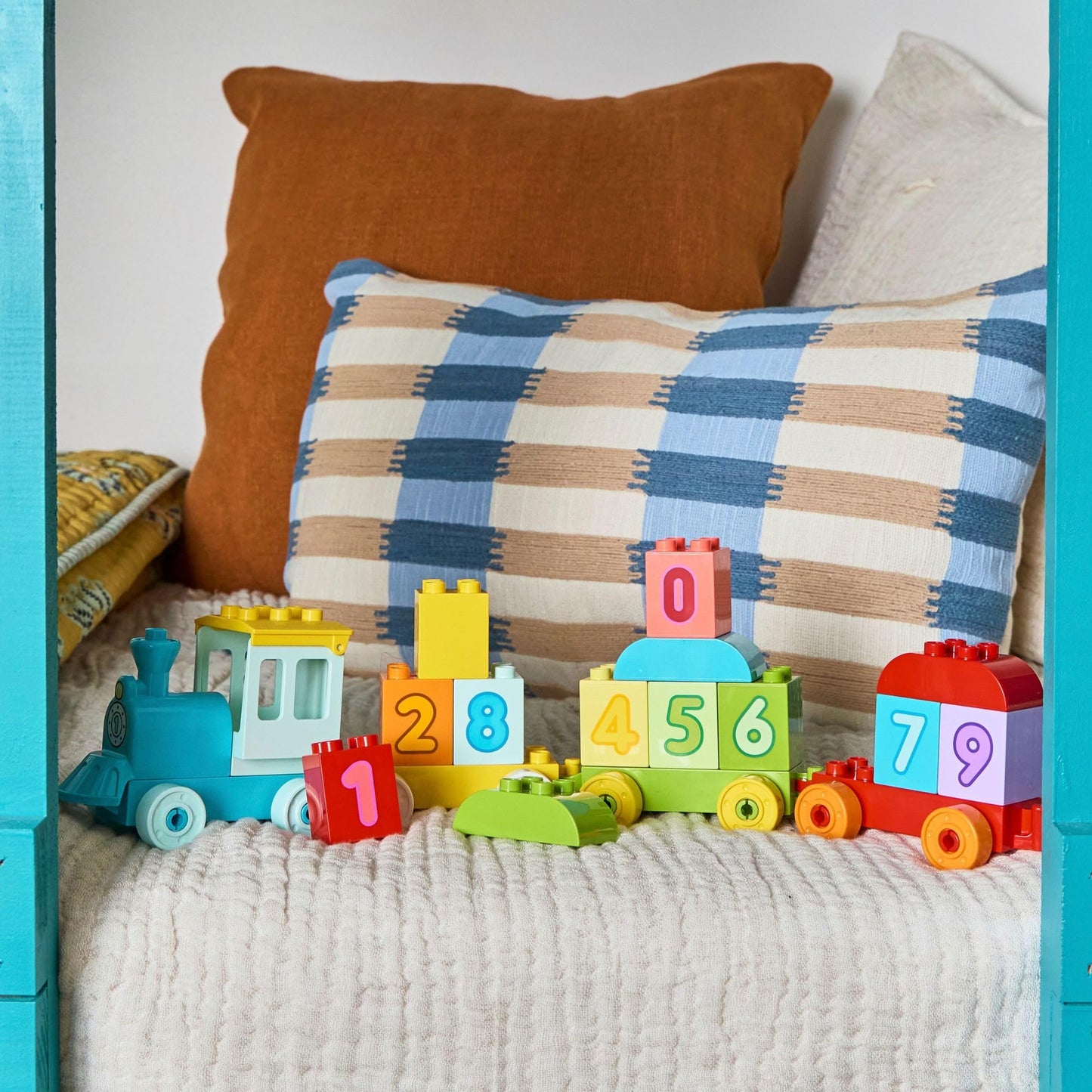 LEGO DUPLO Number Train 10954 – Learn to Count, Building Blocks for Toddlers 1.5+, Sensory & Cognitive Skill Toy, Christmas Gift