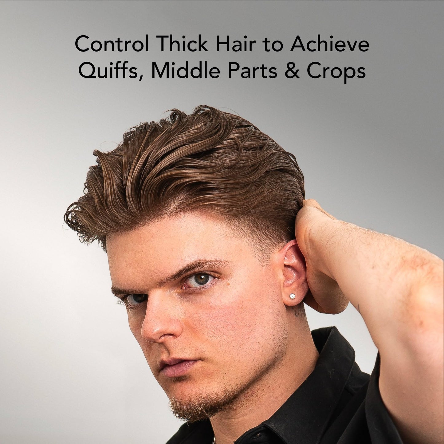 BLUMAAN Heavy Hold Clay for Men (2.5 oz) – Extra Strong Hold Hair Clay for Texture & Volume, Natural Matte Finish, Tames Thick & Unruly Hair