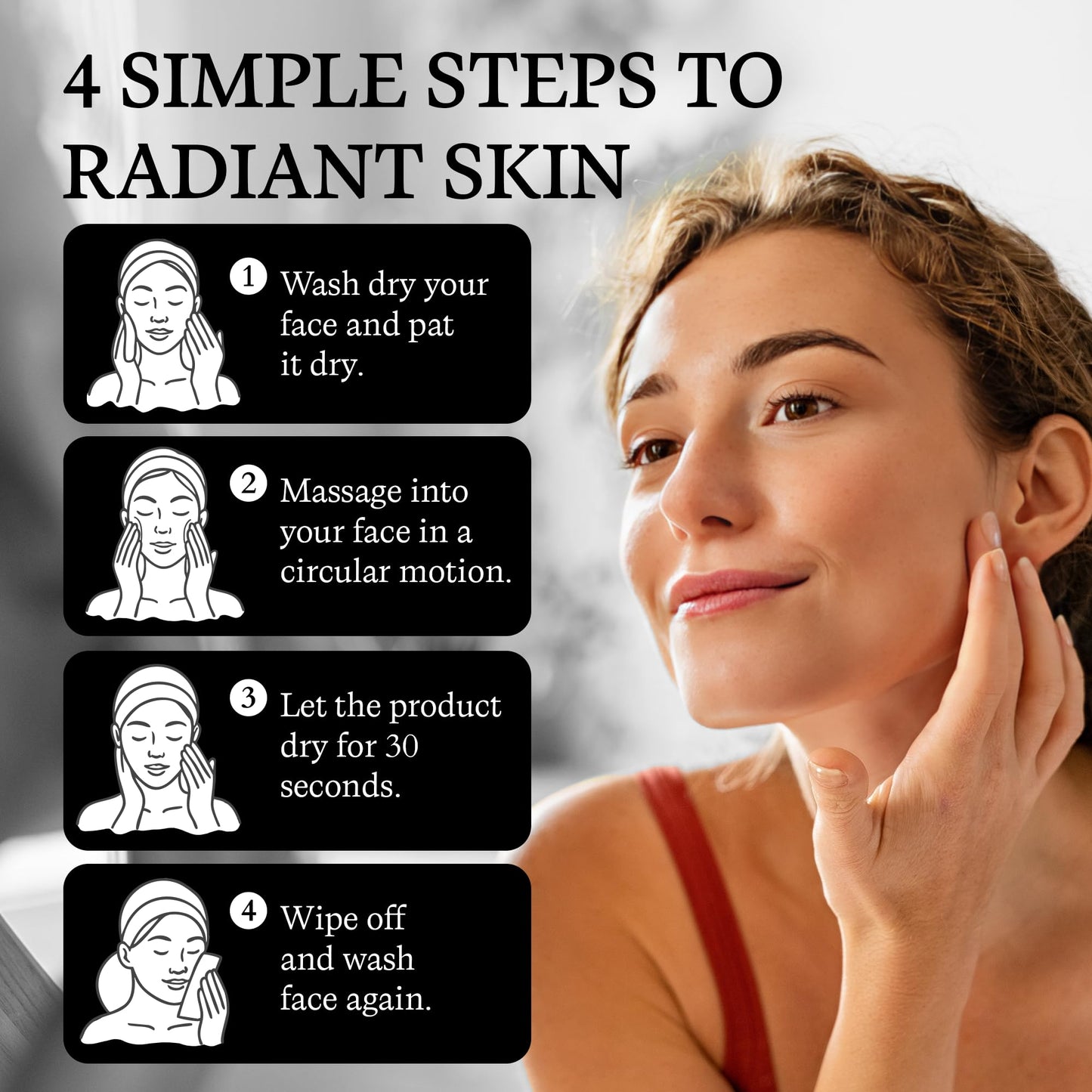 Vivo Per Lei Facial Peeling Gel with Dead Sea Minerals & Nut Shell Powder – Gentle Face Scrub & Blackhead Remover, 4.05 fl oz