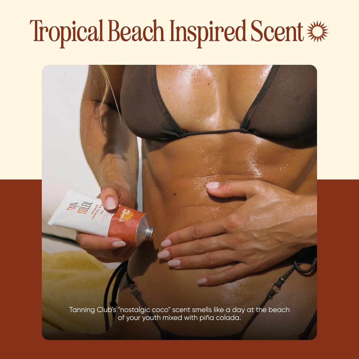 Tanning Club - Tan De Soleil Orange Gel - SPF 6 Sun Tanning Lotion - Botanical Formula for Sun-Kissed Glow - 100ml