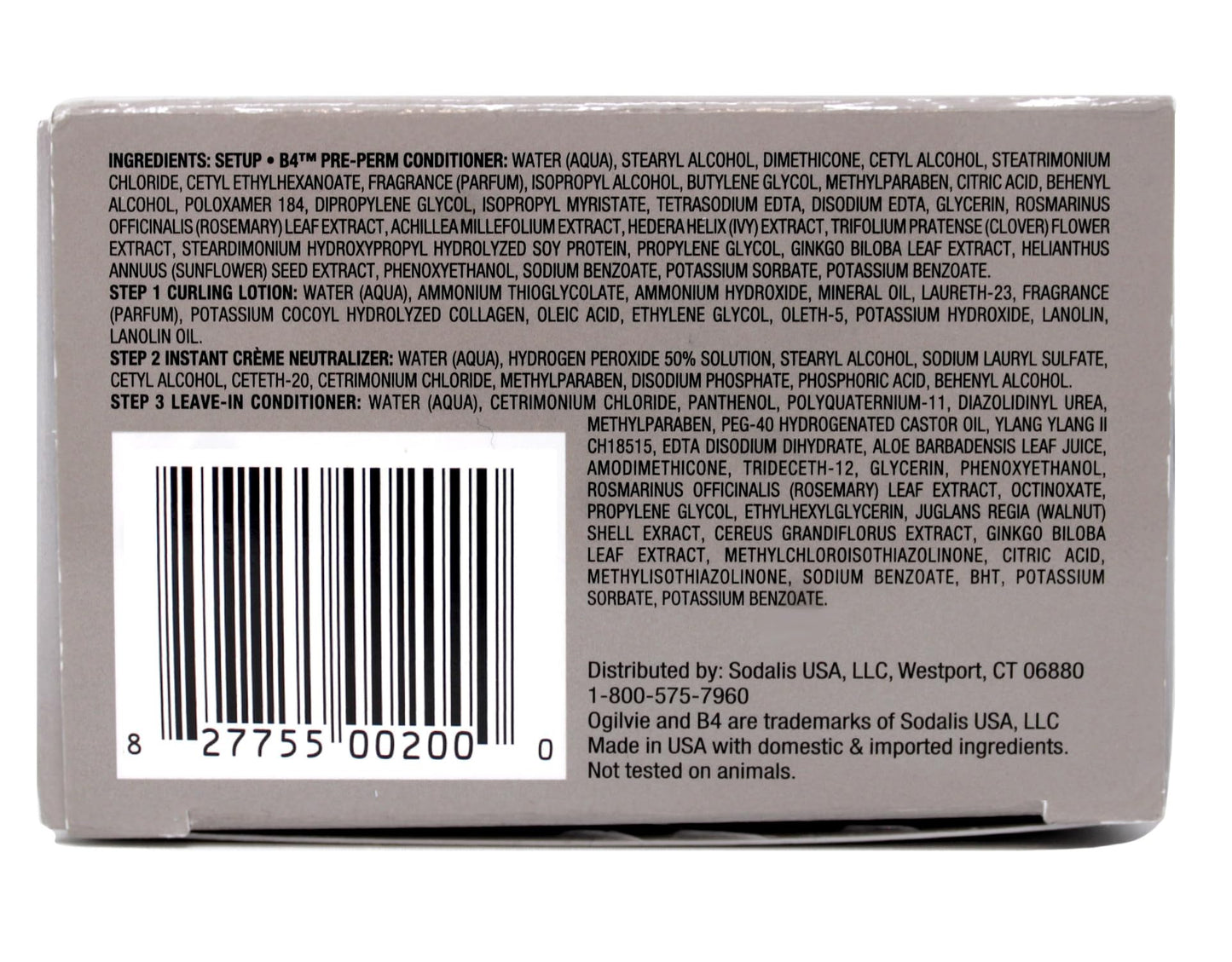 Ogilvie Home Perm For Color Treated Hair, Pack of 3