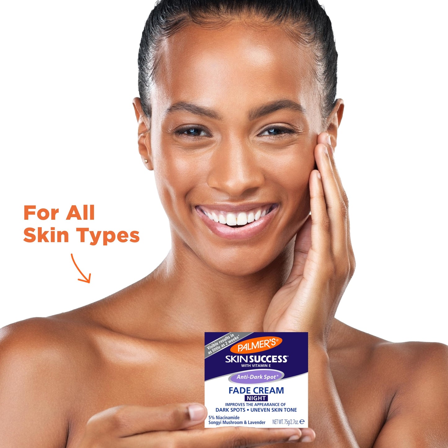 Palmer's Skin Success Anti-Dark Spot Night Cream with Retinol & Niacinamide – Face Moisturizer to Reduce Dark Spots, Fine Lines & Wrinkles, 2.7 oz