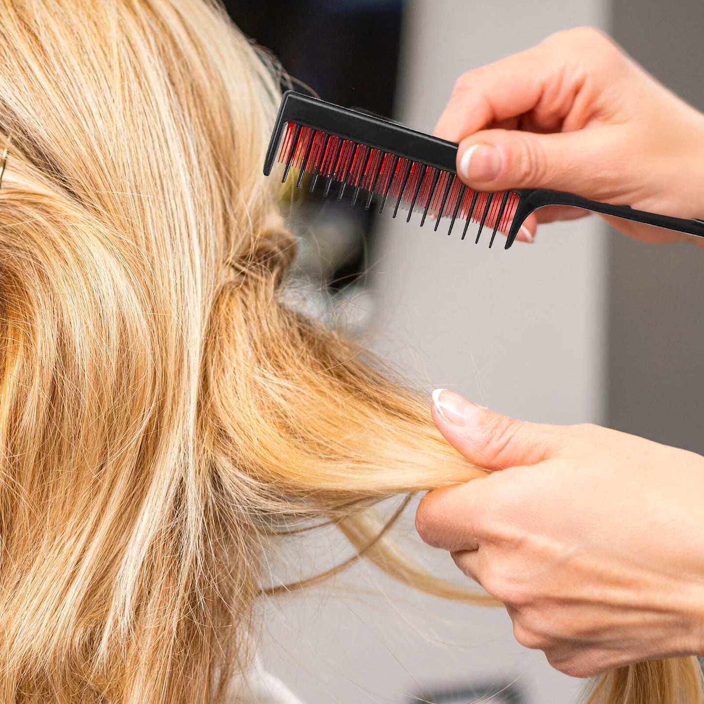 LLTGMV Triple Teasing Comb for Women Hair Combs for Fine Hair Styling Sectioning 8.27 IN