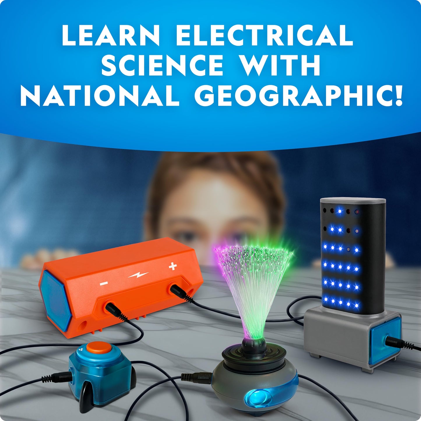 National Geographic Circuit Maker Kit – 120 STEM Electrical Projects for Kids | Electronics & Electricity Learning Toy