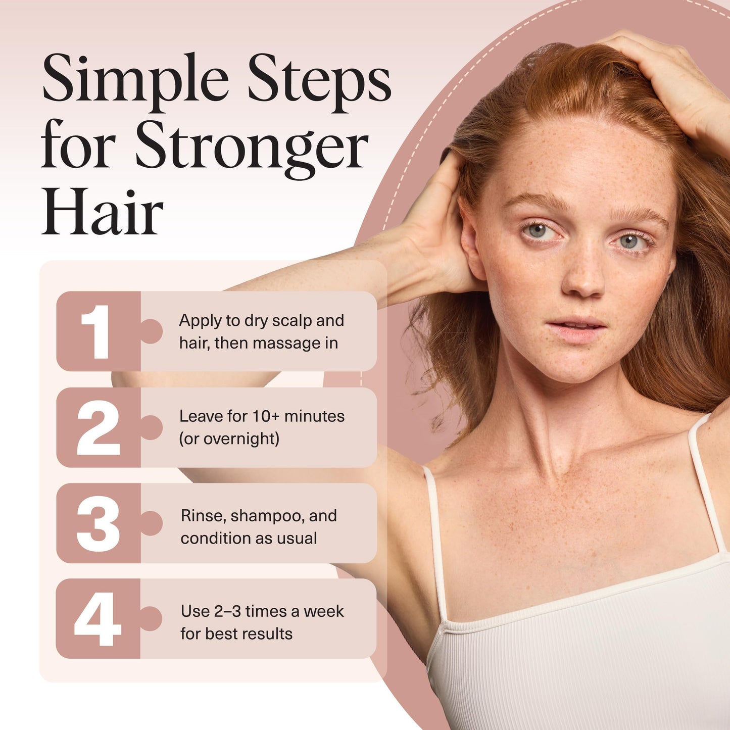 Kitsch Rosemary Oil Pre-Wash Strengthening Hair Oil with Castor, Biotin, Jojoba, Lavender Scent, 60ml