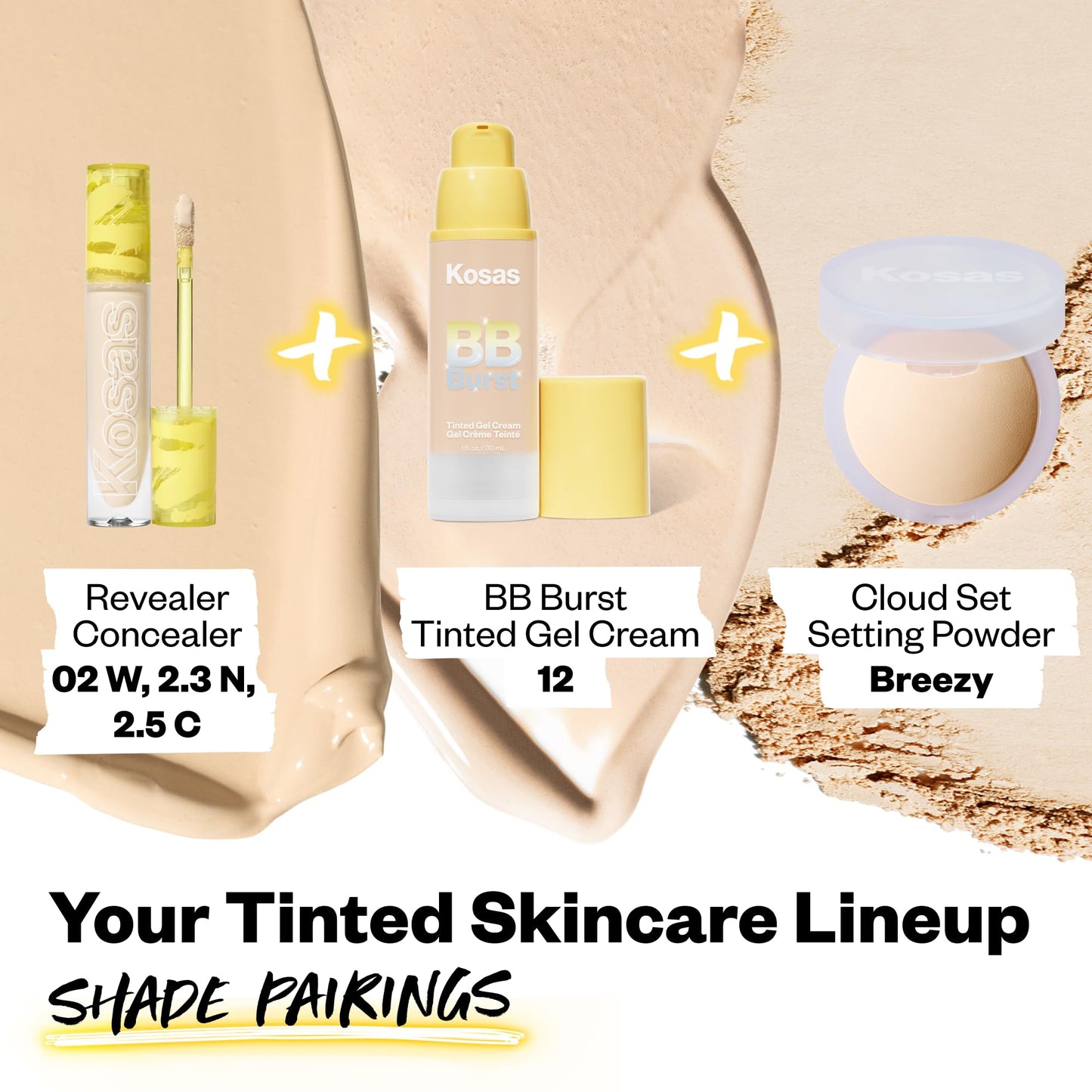 Kosas BB Burst Tinted Face Gel Cream – Hydrating, Collagen-Boosting, Lightweight Buildable Coverage – Smooths & Moisturizes Skin, 1oz, Light Neutral 12