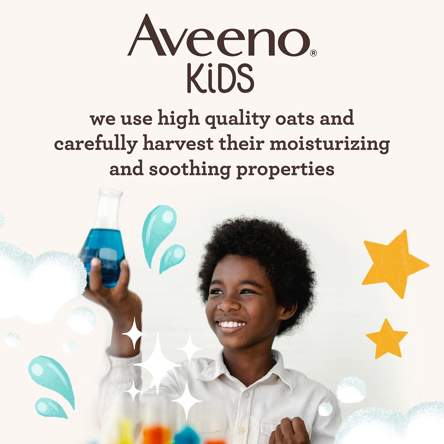 Aveeno Kids 2-in-1 Hydrating Shampoo & Conditioner with Oat Extract, Gently Cleanses, Detangles & Moisturizes, For Sensitive Scalp, 12 fl oz