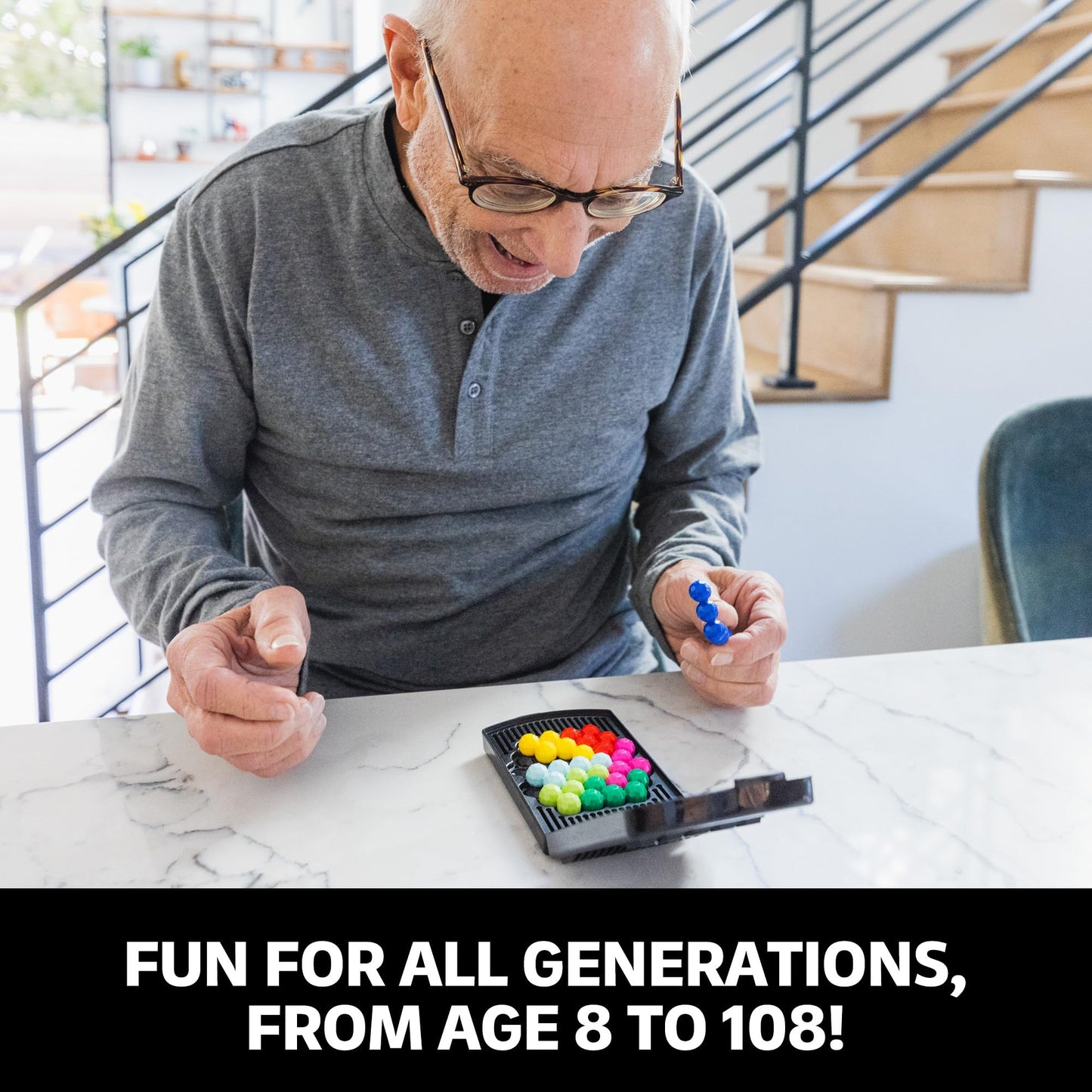 Educational Insights Kanoodle Genius – 3D Puzzle Brain Teaser Game with 200+ Challenges, Fun Gift & Easter Basket Stuffer for Kids Ages 8+