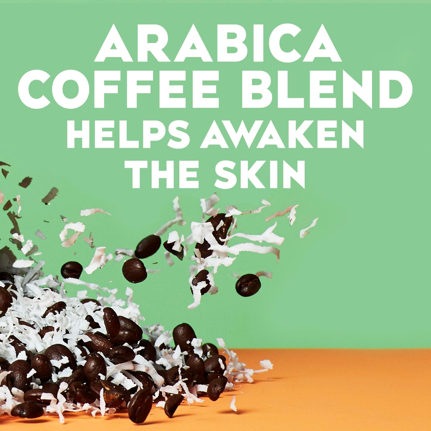 OGX Smoothing Coconut Coffee Body Scrub – Moisturizing Exfoliating Wash with Arabica Coffee & Coconut Oil, Paraben & Sulfate-Free, 19.5oz, 2 Pack