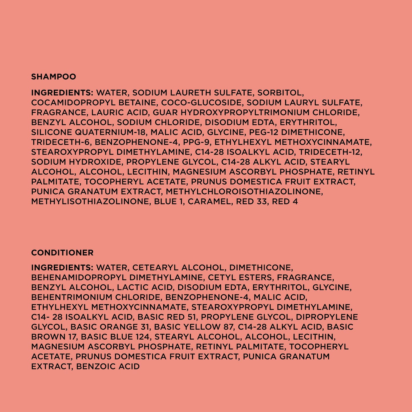 John Frieda Radiant Red Shampoo & Conditioner Bundle, Enhancing Shampoo & Conditioner, Helps Enhance Shades, with Pomegranate and Vitamin E