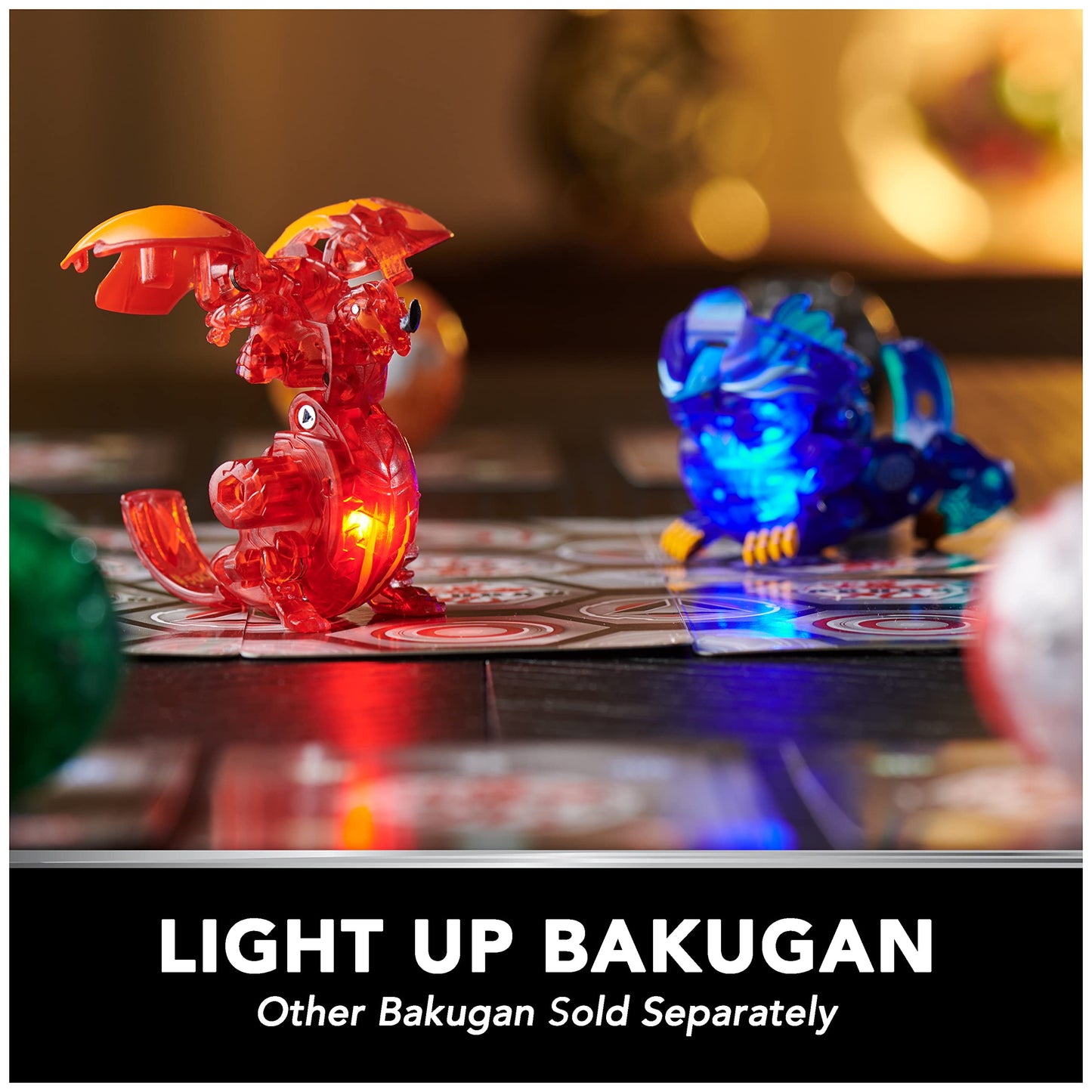 Bakugan Legends Dragonoid Light Up Action Figure, 1 Character Card and Metal Gate Card, Kids Toys for Boys Ages 6 and Up