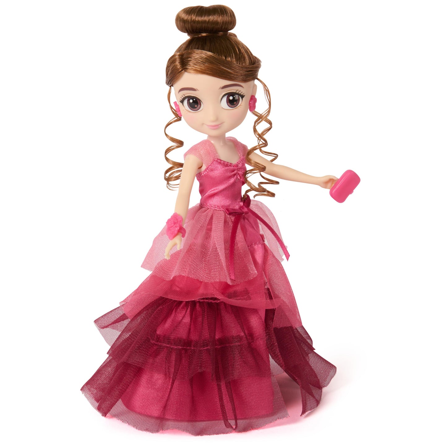 Wizarding World Harry Potter, 8-inch Hermione Granger Doll 9-Piece Yule Ball Gift Set with Doll Accessories, Kids Toys for Ages 6 and up