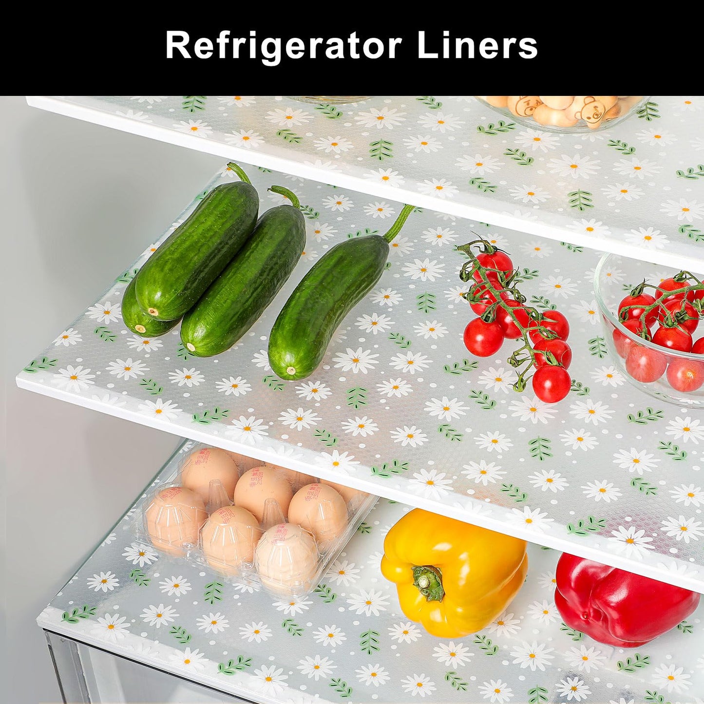 Cooyes Premium Non-Adhesive Shelf Liner – Waterproof EVA Cabinet & Drawer Mat for Kitchen, Durable, Modern Pattern, Easy to Cut