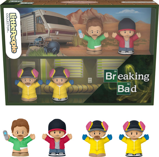 Little People Collector Breaking Bad TV Show Special Edition Figure Set in Display Box for Adults & Fans